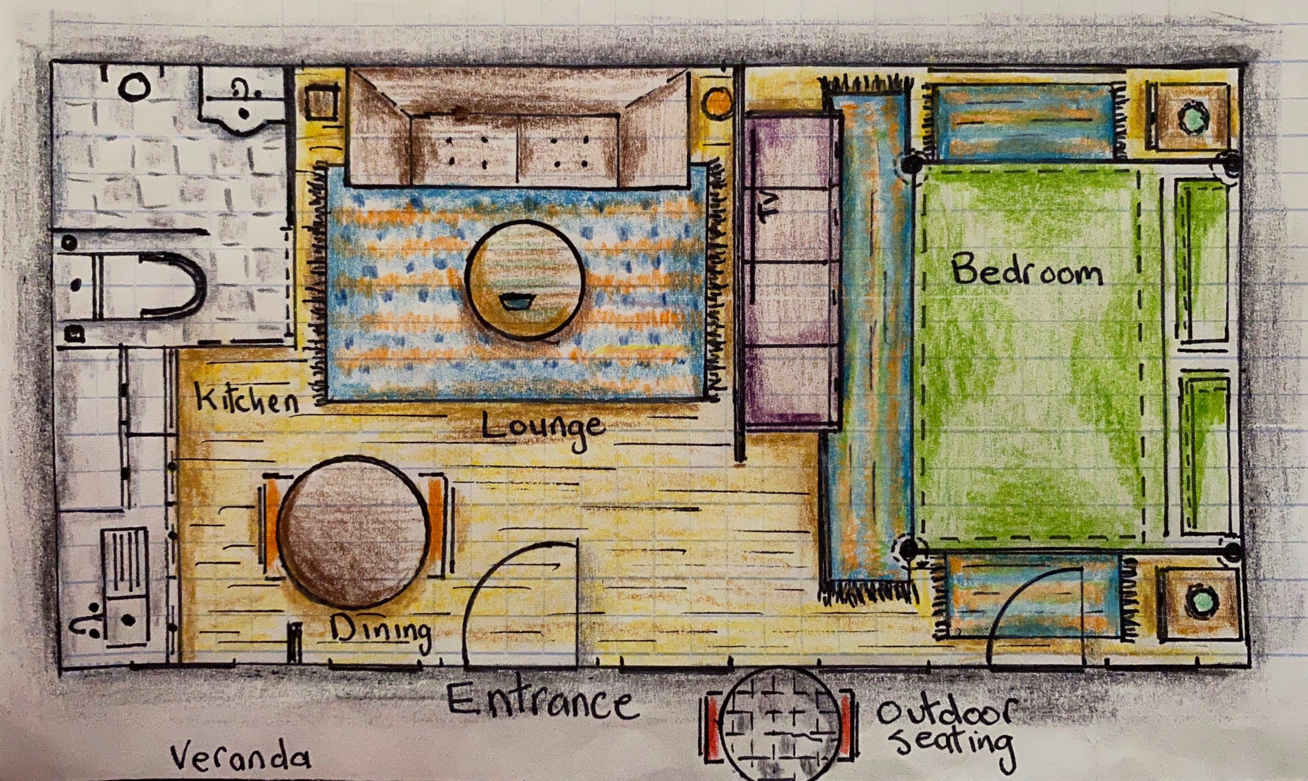 Gardenview Apartment Floor plan
